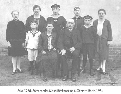 1925: Familie Franz 'Dickaasch' 