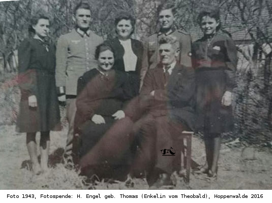 1943: Familie Theobald Cantow